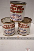 3 - Roger's Syrup Tins