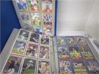 Baseball cards (2) 3 ring binders full; multiple