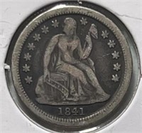 1841-O Seated Dime F