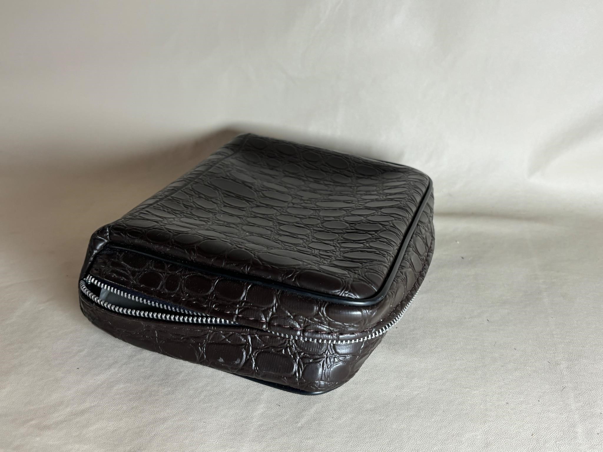 Leather Like Zip Bag 8" x 6"