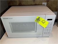 Small white Sharp microwave, SN M16X021801