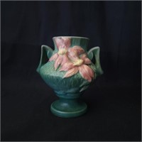 Roseville Clematis Green Flower Vase 188-6