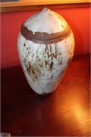 Large pottery Canister