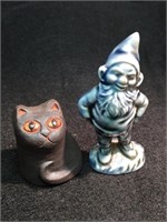 SMALL ELF AND POTTERY CAT