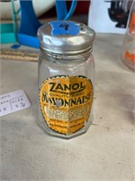 Zanol Mayonnaise Jar