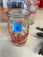 Urbana Pure Milk Co. Cottage Cheese Jar