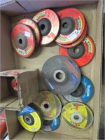 Assortment of 4 & 3" grinding wheels about qty 20