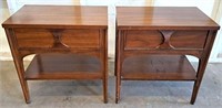 PAIR BEAUTIFUL MID CENTURY KENT COFFEY END TABLES
