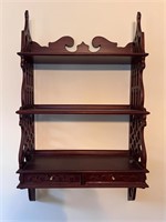 Chippendale style  36 in. Wall Shelf