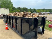 20 yd Dumpster Full of Firewood