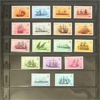 Bermuda Stamps #482-498 Mint NH 1986 Ships