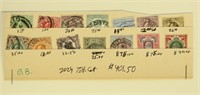 Great Britain Stamps Used revenues group, CV $400+