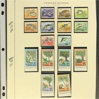 Tokelau Islands Stamps Mint NH 1980s sets on pages