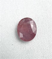 4.19Ct Oval Cut Ruby Gemstone