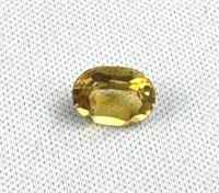 1.09Ct Oval Cut Citrine Gemstone