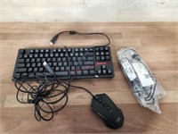 2 items - 1 RedDragon keyboard mouse combo, 1