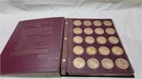 84 solid bronze history of the U.S.A coin set