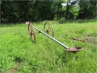 Homemade Wagon Wheel Teeter-Totter