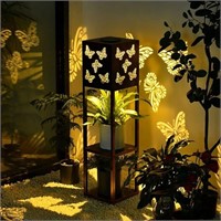 Large Solar Lantern Outdoor Waterproof with 2