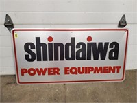 Shindaiwa Power Equipment metal advertising sign