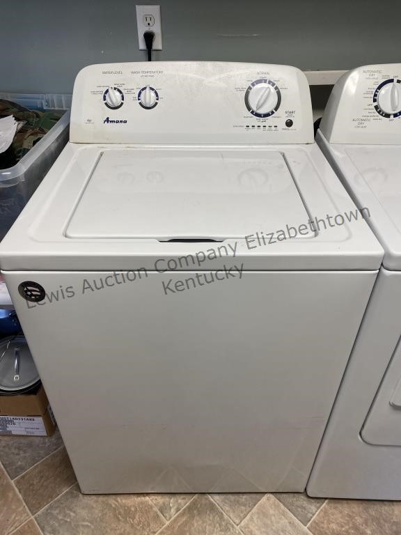 Amana washing machine