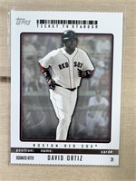 David Ortiz 2009 Topps Ticket to Stardom