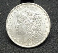 1885 Morgan Silver Dollar, MS63