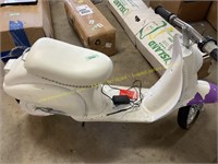 Razor Moped For Kids With Charger Used White