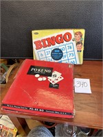 Pokeno and bingo games