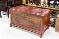 Chinese Wood Chest Table