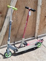 (2) Two Wheel Kick Scooters