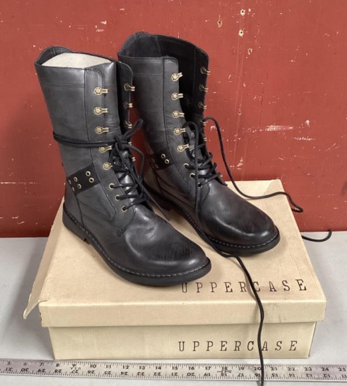 Uppercase Leather Boots, Size 9.5