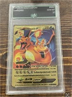 Pokémon Gold Custom Charizard Card