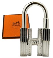 Hermes Silver H Padlock