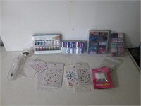 LOT NAIL ART PRODUCT NEW & USED