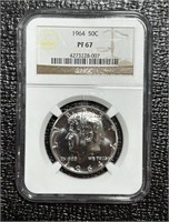 U.S. 1964-P Kennedy Half Dollar - NGC PF67