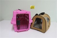 Lot Of 2 Pet Carriers