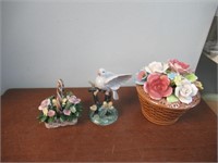 Bird and Flower Basket