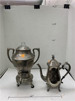 Coffee Percolator and Pitcher