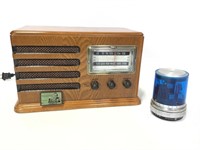 FDR Comm. Radio by Thomas w/GE Blue Light