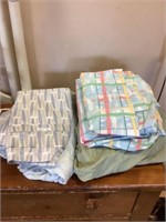 sheets & pillow cases approx 54"