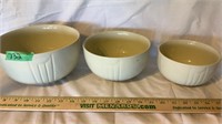 Vintage Nesting Bowls (3),hairline crack