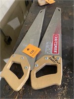 Set of 2 Craftsman hand saws
