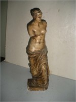 Venus de Milo Chalkware Statue   19 Inches Tall