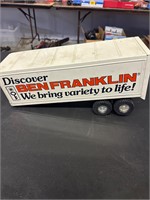 Vintage Structo Ben Franklin trailer