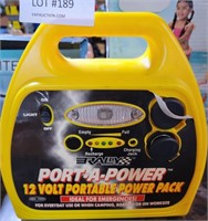 RALLY BRAND PORT-A-POWER 12 VOLT POWER PACK