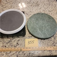 Green Marble Lazy Susan Lot