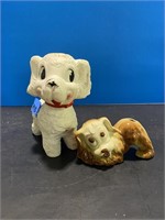 Vintage dog figurines set of 2