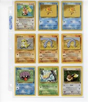 (9) X POKEMON CARDS