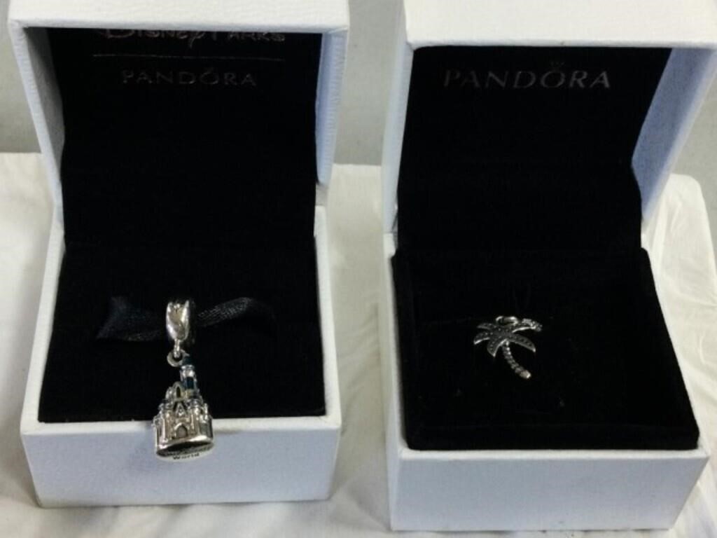 2 PANDORA CHARMS